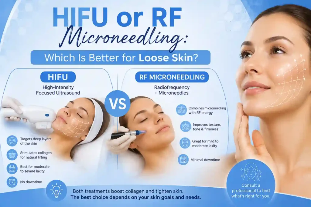 Lost the Weight but Not the Loose Skin? What You Should Know 2 HIFU or RF Microneedling: Which Is Better for Loose Skin Berkhamsted?